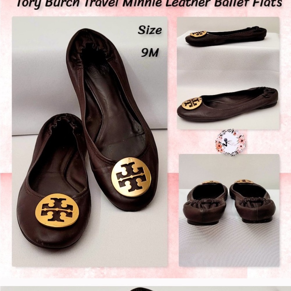 Tory Burch leather flats, excellent condition.  Very comfy!